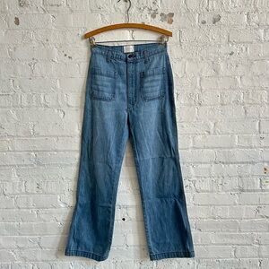 Doen Blue Wide Leg Pants